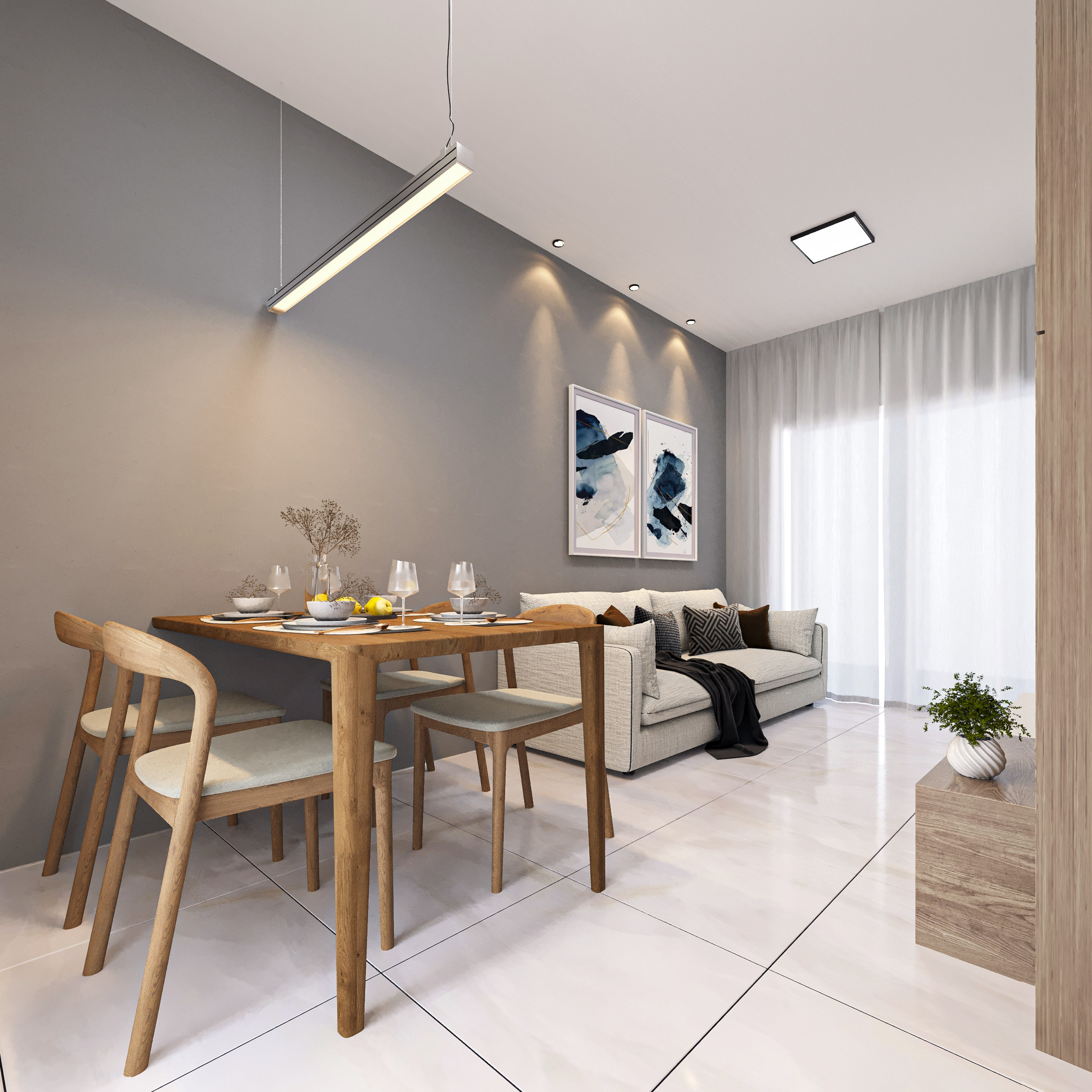 Ambiente integrado - render interno